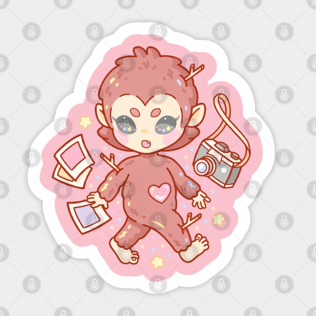 Kawaii Baby Bigfoot Sticker by Jennwhale